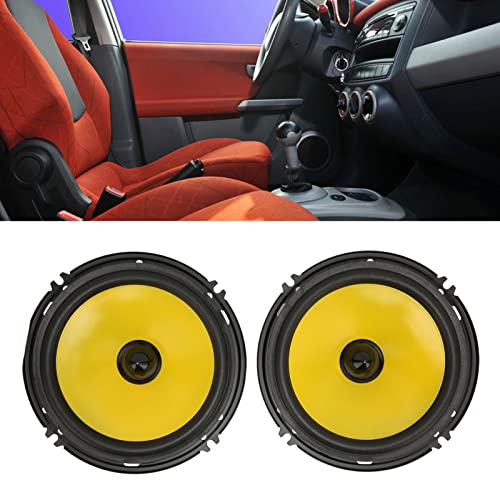 Car Speaker, 2pcs YH 1608 6" Coaxial Car Audio Loudspeaker 92dB 600W Treble Bass Stereo Audio Door Speakers for Vehicle Truck by Yoidesu - Image 5