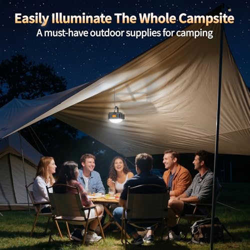 FLY2SKY Linterna Recargable 5000mAh LED para Camping Luz de Emergencia miniatura 2