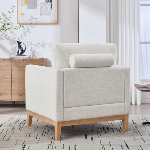 Sillón Lounge Peluche Marfil miniatura 5