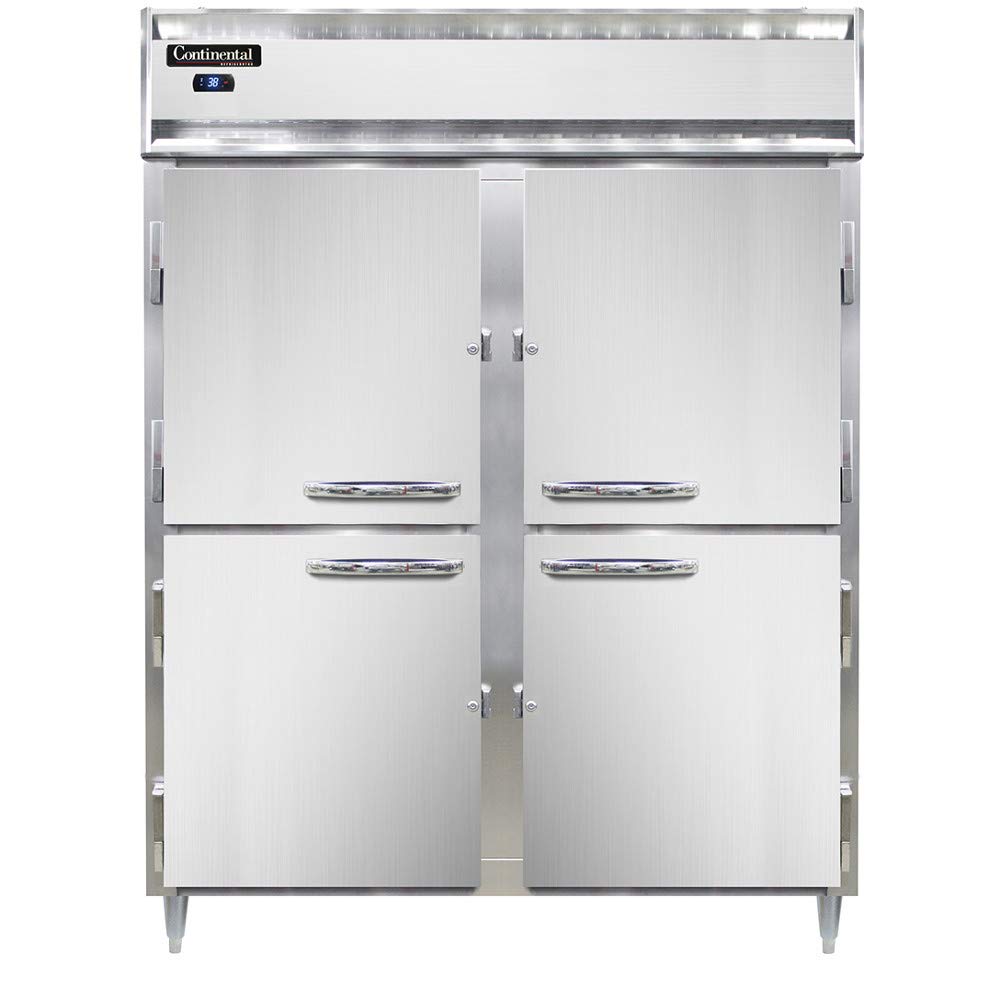 DL2RES-SS-HD Designer Line Extra-Wide Two Section Reach In Refrigerator by Continental Refrigerator – Commercial Grade
