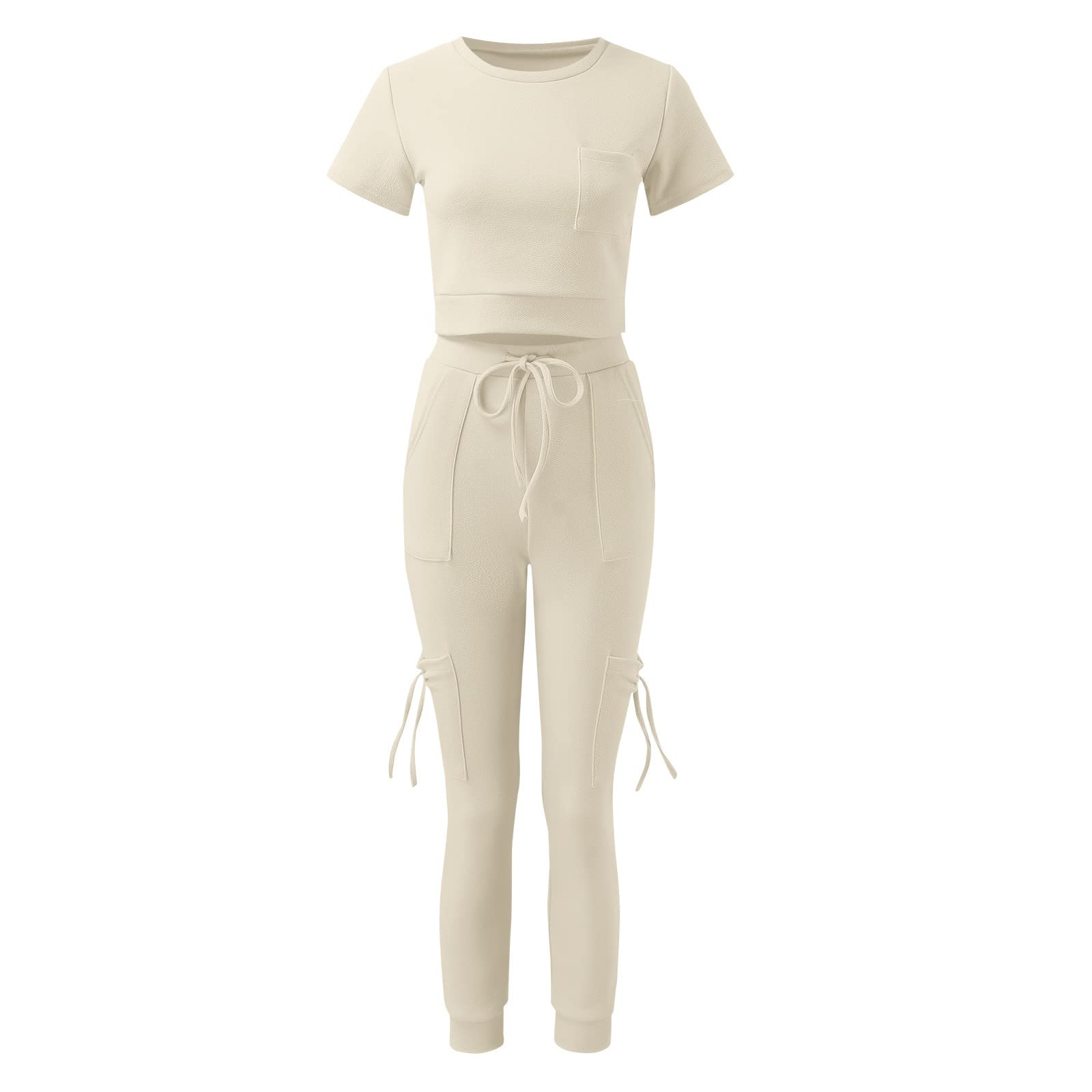 Traje deportivo para mujer, holgado, tallas grandes, chándal largo de verano, elegante, chándal de dos piezas, deportivo, yoga, con pantalones, ropa de casa, traje de deporte, ropa de ocio