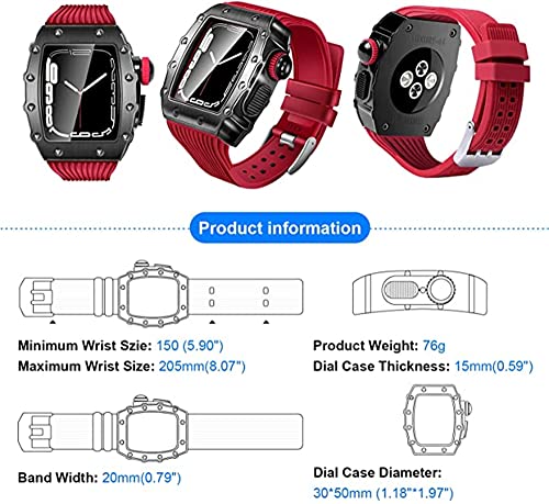 Kit de modification Apple Watch en métal boîtier alu bracelet agate - 3