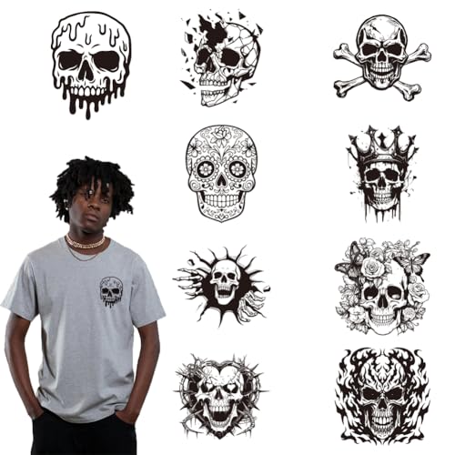 arricraft Skull Motif Transfers