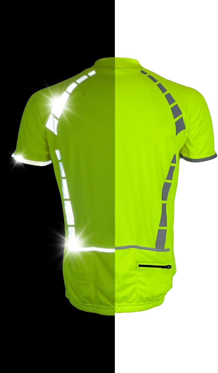 ReflecToes Reflective Cycling Jersey Full Sleeve for Men & Women – Breathable Bike Shirt