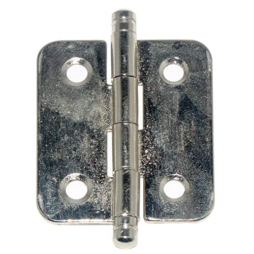 Hettich Möbelband, rechts, Messing blank, Maße 50 * 40 mm, 2 Stück, Artikelnr. 352