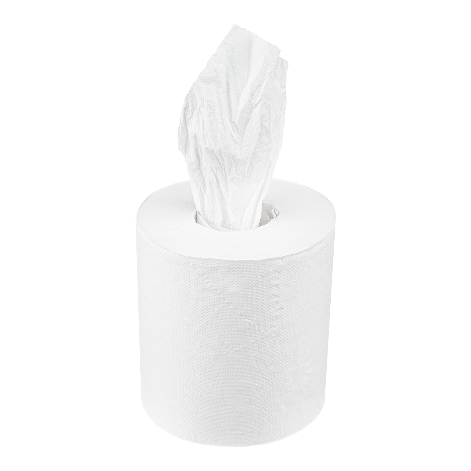 Karat JS-CPW600 - Toallas de Papel Absorbente, Pañuelos de 2 Capas, Color Blanco, 3600 Hojas/Rollo - Caja de 6 Rollos