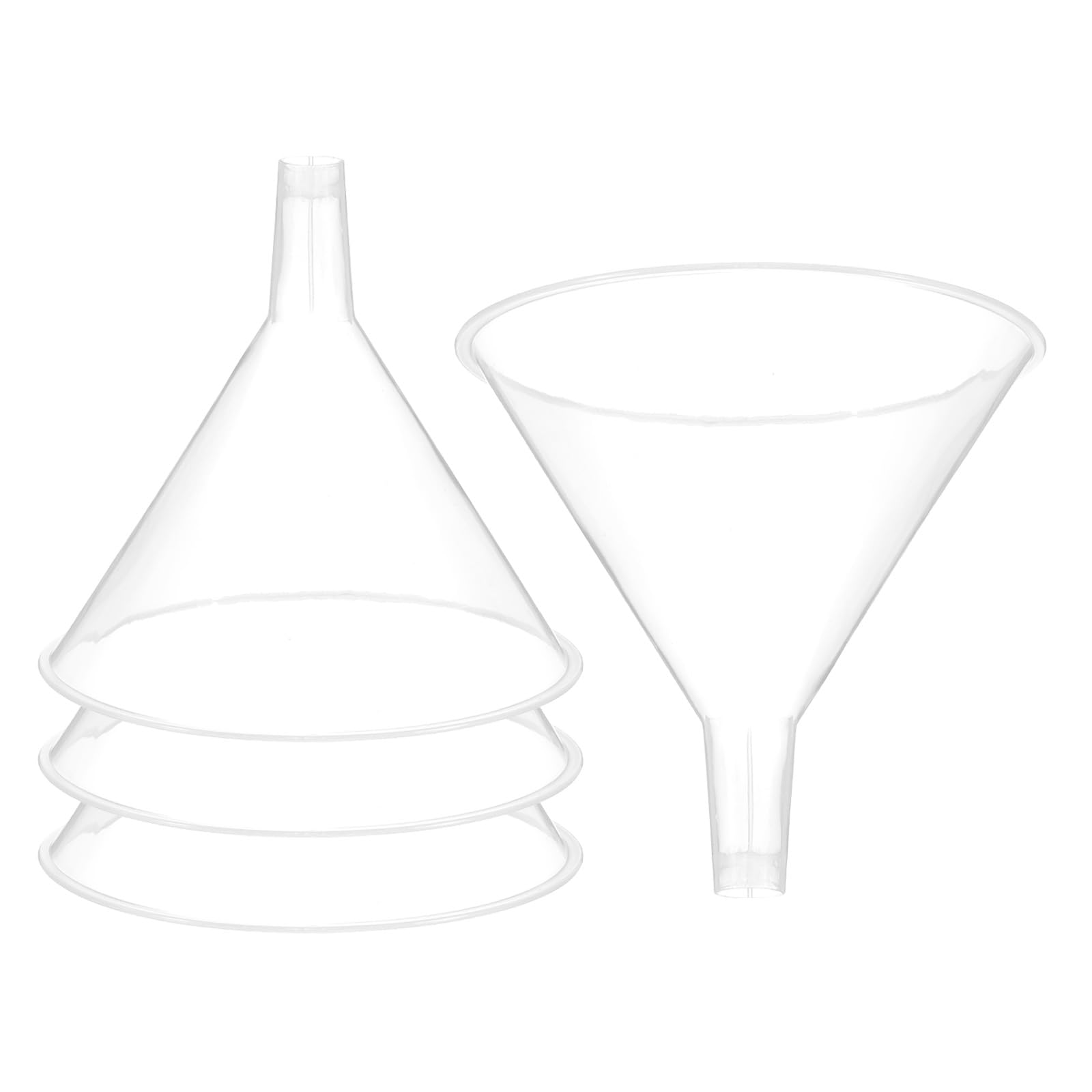 PATIKIL 6 Inch Clear Plastic Funnel