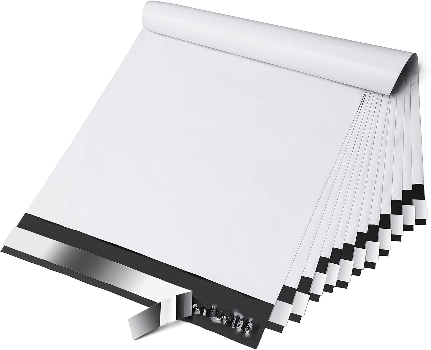 Fuxury White Poly Mailers 100 Pcs, Self-Sealing Australia Ubuy