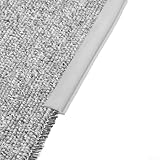 Für nahtlose grau-braune Boden-Übergangsleiste für belastbaren Teppichwechsel (Grau 1m)