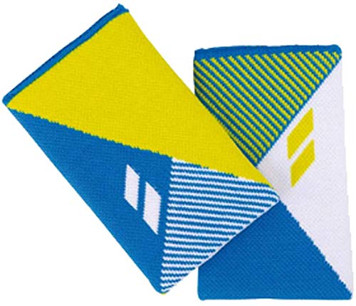 Babolat Logo Jumbo Unisex Wristband White Blue Yellow