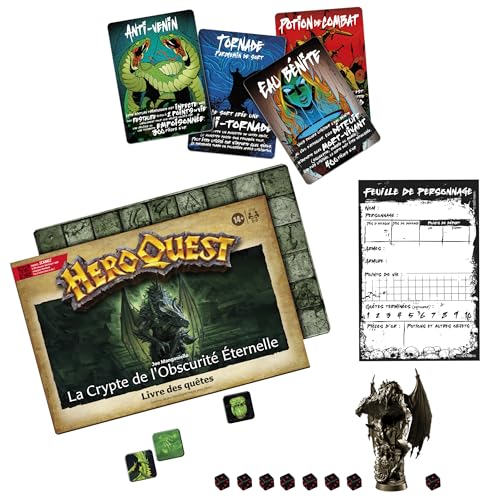 HeroQuest Pack de quête La crypte de ’obscurité éternelle jeu de rôle jeu de plateau système de jeu HeroQuest requis Avalon Hil - vue 5