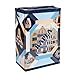 Produktbild Die 200er Box Winter von KAPLA®: 200 Plättchen aus naturbelassenem Pinienholz, Davon 140 x naturfarben und 20x hellblau, 20x dunkelblau und 20x Weiss