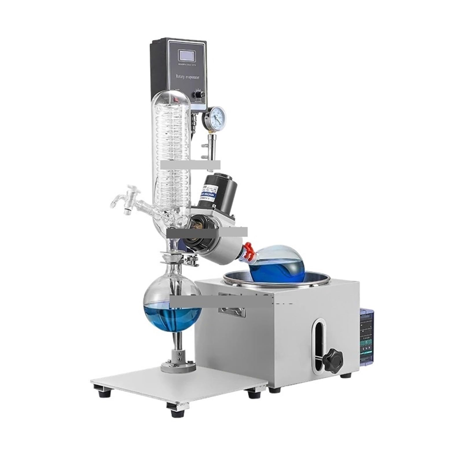 Laboratorium RE-201D Wyparka Obrotowa O Małej Objętości 0,25-2L Destylator Próżniowy Z Dekompresją Stabilna Rotacja ZwięKsza Parowanie(RE-201D 2L)
