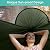 G4Free Large Camping Hammock with Mosquito Net 2 Person Pop-up Parachute Lightweight Hanging Hammocks Tree Straps Swing Bed for Outdoor Backpacking Backyard Hiking (New Army Green)