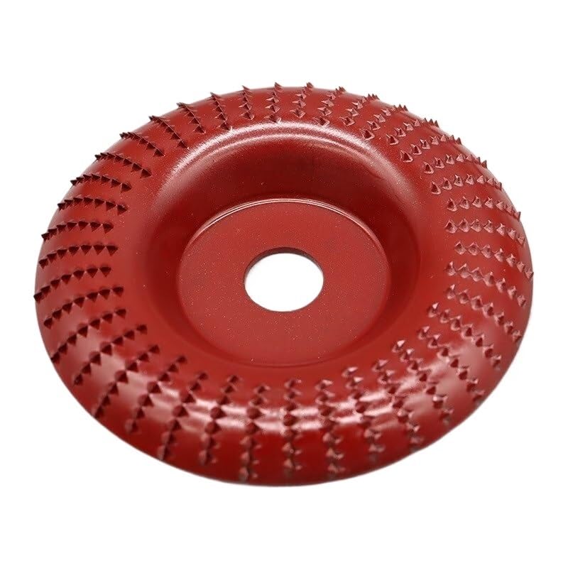 Grinding Wheels,Carving Disc, Round Wood Angle Grinding Wheel Abrasive Disc Sanding Carving Rotary Tools(Wine Red)