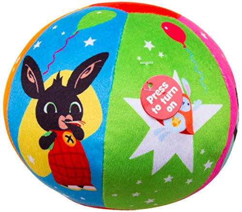 Bing- Bola con Sensor de Movimiento de Sonidos Divertidos, Sula, Hoppity, Pando, Flop y Amma, súper Suave para Jugar en Interiores Juguetes niños (Golden Bear Toys 3536)