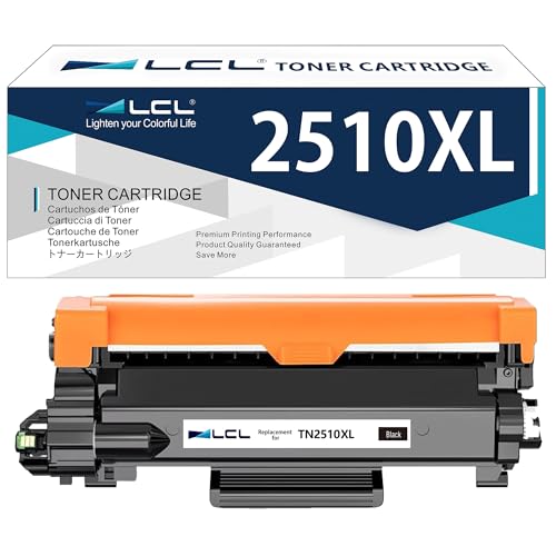 LCL Kompatybilna kaseta z tonerem TN2510 TN2510XL TN-2510 TN-2510XL 3000 stron (1 czarny) zamiennik dla Brother HL-L2400DW HL-L2400DWE HL-L2445DW HL-L2447DW DCP-L2620DW DCP-L2627DWXL
