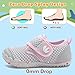 FEETCITY Kids Sneakers Girls Boys Barefoot Shoes Zero Drop Hiking Walking Shoes Wide Toddler Sneakers School Shoe Grey Pink