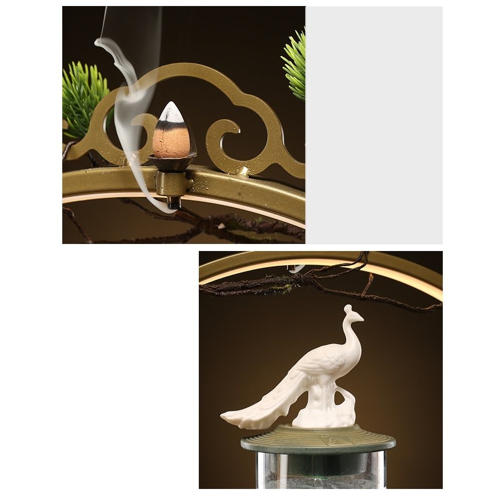 Fuentes de Agua de Interior Fuente de sobremesa con Agua Corriente, decoración de Oficina, Fuente de rocalla, circulación, hogar, Sala de Estar, Fuente de Escritorio Fuente de Mesa