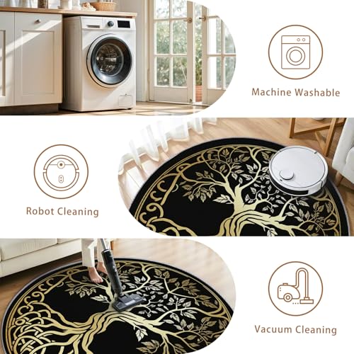 Tapis de sol antidérapant résistant aux glissades lavable 90 cm - 7