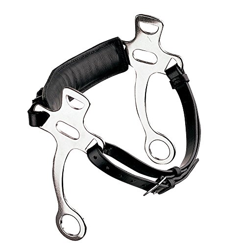 Sprenger 4214500055 Pony Hackamore Nero in Acciaio INOX, 55