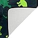 INGBAGS JSTEL Colorful Dinosaurs On The Abstract Doormat Indoor/Outdoor Washable Garden Office Door Mat,Kitchen Dining Living Hallway Bathroom Pet Entry Rugs with Non Slip Backing