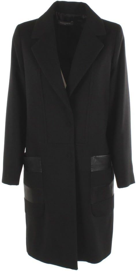 SANDRO FERRONE Cappotto Donna 44 Nero Diamante Autunno Inverno 2016/17