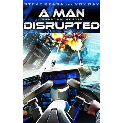 QUANTUM MORTIS: A Man Disrupted Audiolibro Por Vox Day, Steve Rzasa arte de portada