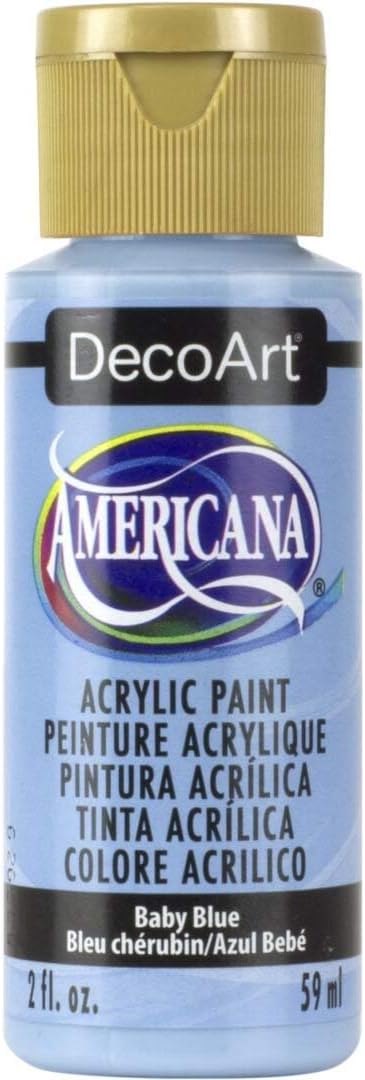DecoArt Americana Acrylic Paint, 2-Ounce, Baby Blue