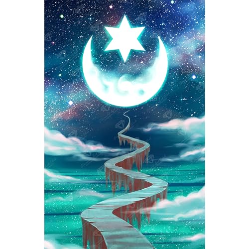 DIAMOND ART CLUB New Moon Diamond Painting Kit, Fun DIY