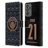 Head Case Designs Officially Licensed Manchester City Man City FC Ferran Torres 2020/21 Players Away Kit Group 1 Leather Wallet Case Compatible with Samsung Galaxy A73 5G (2022)