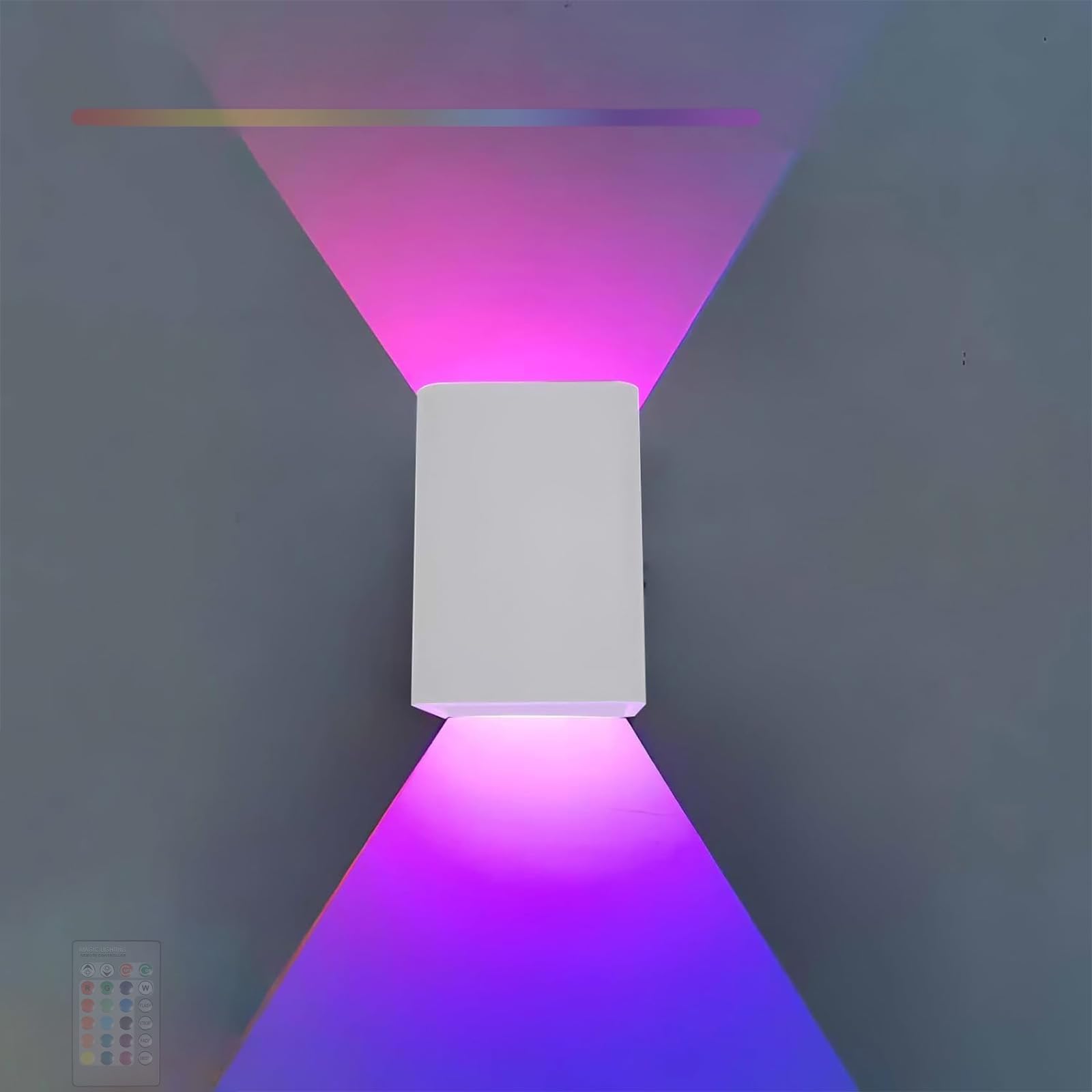 Iluminación interior moderno minimalista aplique LED RGB 8
