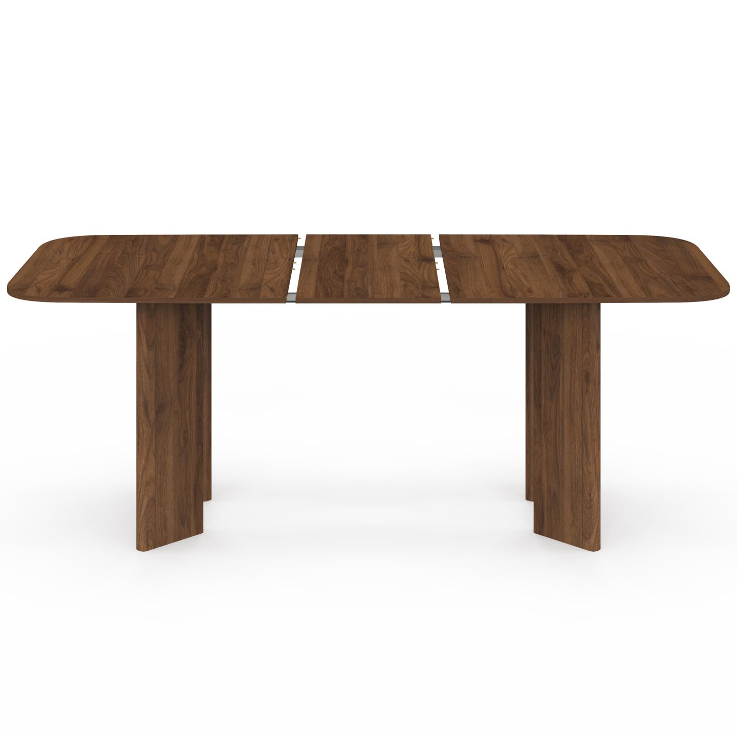 IDMarket - Table à Manger Extensible rectangulaire Arrondie Capucine