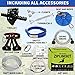 TRSMIMA Zipline Kit for Backyards - 150ft Zip Line for Kids and Adults - Backyard Kids Zipline Kits with Safety Harness and Stainless Steel - Spring Brake Trolley and Seat