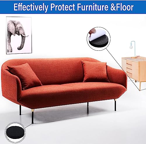 Image of DIY Crafts 3 INCH Brawn, Felt Furniture Pads - Floor Protector Chair Felts Pads for Furniture Feet Wood Floors Best Furniture Pads for Floors Protect Your Hardwood, Laminate, Vinyl, Tile Pcs:- (20)