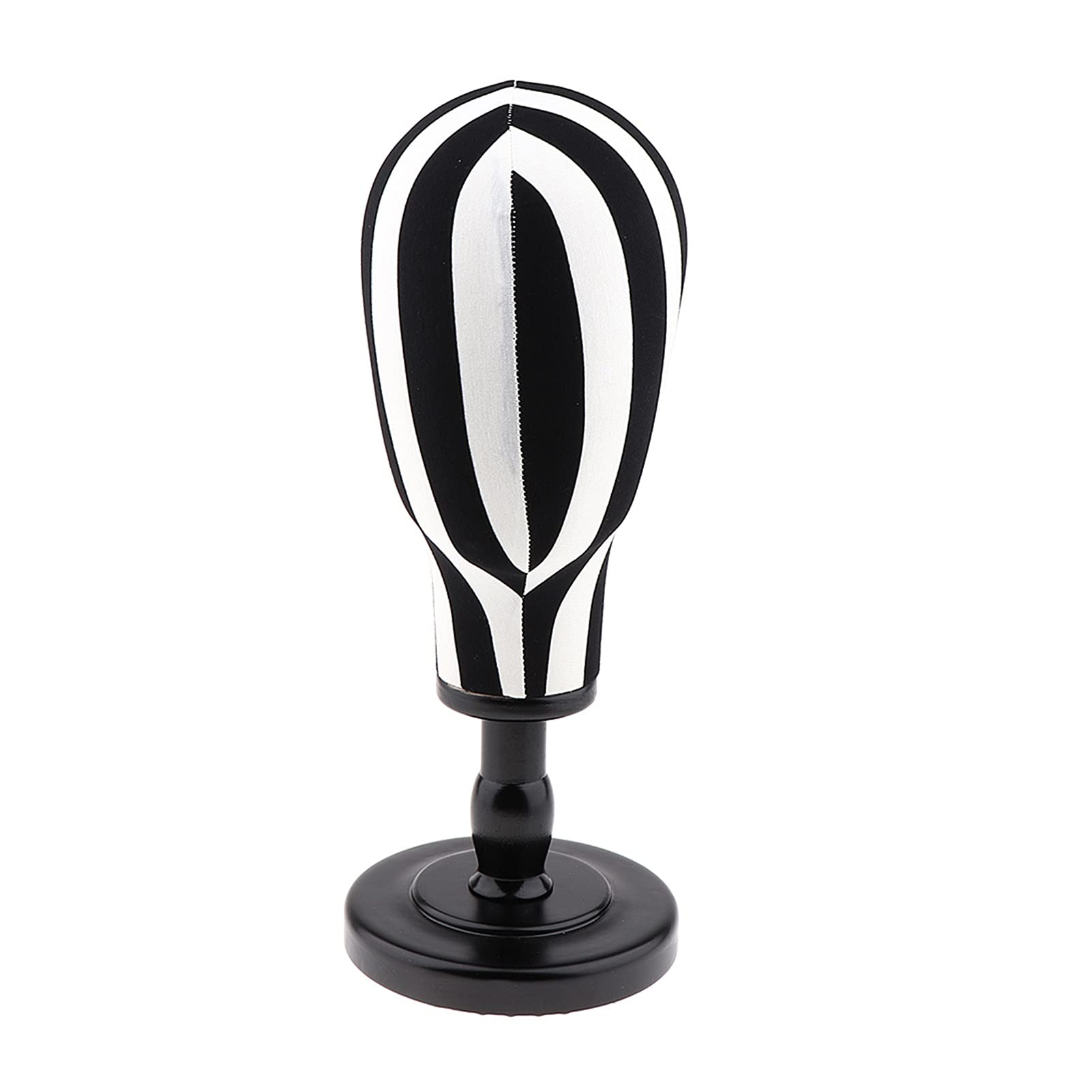 Perückenkopf Freestand Perücken Schaufensterpuppe, Perücken, die Styling-Hut-Display-Halter-Ständer mit hölzernem Support-Rack herstellen