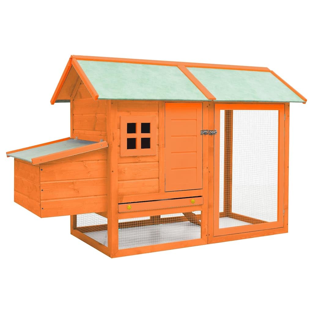 Jaula para pollos, 170 x 81 x 110 cm, madera de pino y abeto, jaula para gallinas, gallinas, conejos, gansos, palomas y codornices