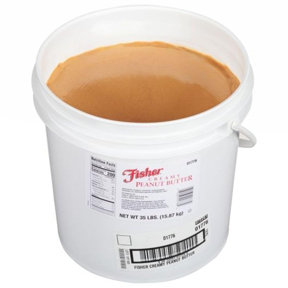 Fisher Peanut Butter Creamy Pail, 35-Pounds (Pack of 1)