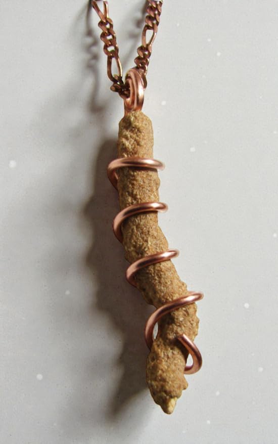 Fulgurite Lightning Sand Pendant Similar to Tektite but Created by Lightning Strike #188