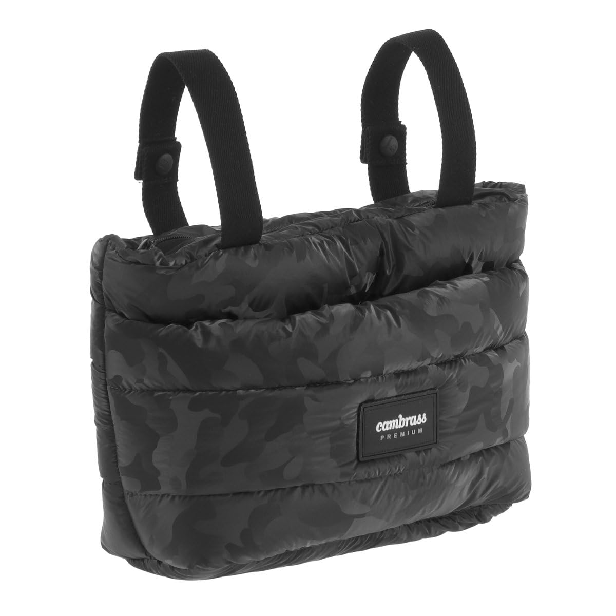 Cambrass - Bolso carro maternal para bebe - bolso de maternidad para carritos de bebe - organizador para pañales y otras cosas de bebe - Cripsi Negro 13x38x20 cm