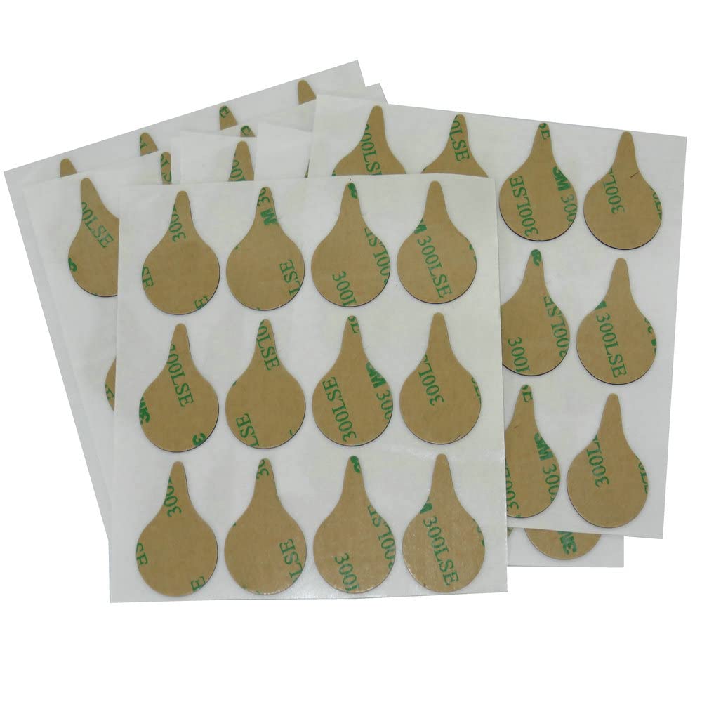 Lavalier-Mikrofon zum Verstecken von Lavalier-Musikmikrofon und Reduzierung von Windgeräuschen, 80 Stück Stickies und 80 Stoffscheiben