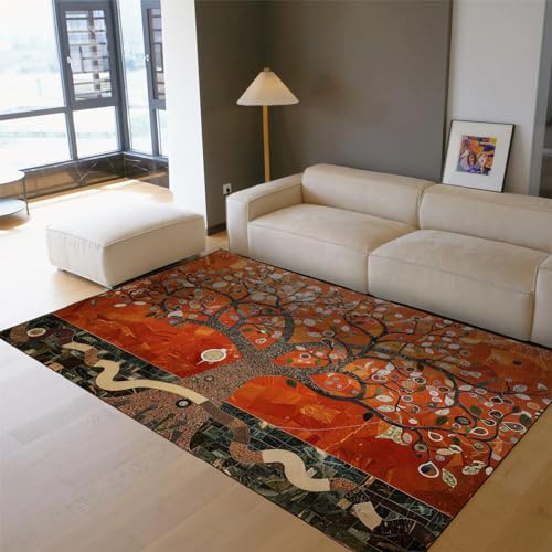 Tapis d'extérieur lavable Klimt 60x90cm résistant pour balcon et terrasse