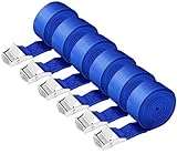 Correas Multifuncionales: las Cinchas Correa ajustables se utilizan para transportar objetos pesados, sujetar el equipaje, conectar las barras de techo, etc., adecuadas para caravanas, camping, móviles, etc. Las correas de amarre de Emooqi pueden garantizar la seguridad de equipaje o artículos grandes.