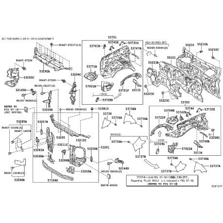 TOYOTA (トヨタ) 純正部品 フロントフェンダエプロンシール クリップ 品番90467-10186