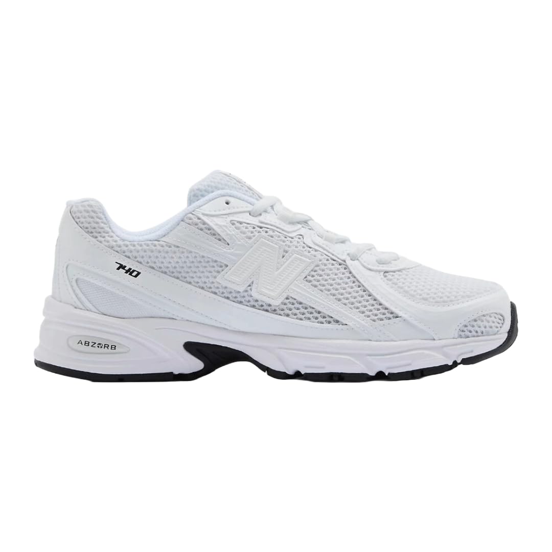NEW BALANCE Men's 740 Sneaker, White, 11.5 UK