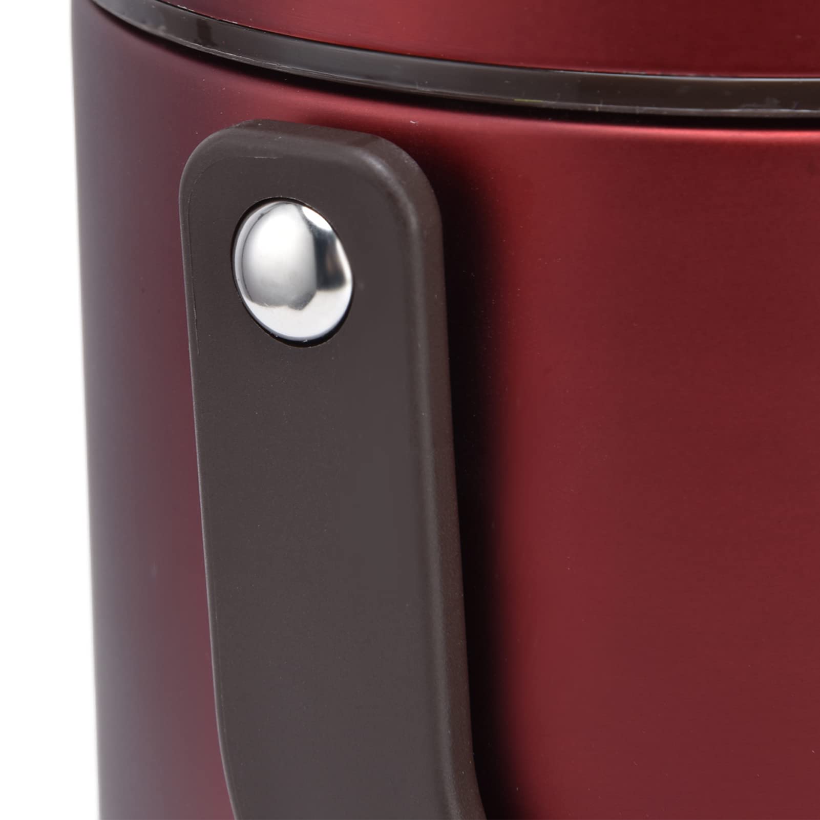 Box per il pranzo, barattolo di alimenti termo isolati, contenitori alimentari caldi in acciaio inossidabile da 50 once, scatola di bentos per adulti (Rosso)