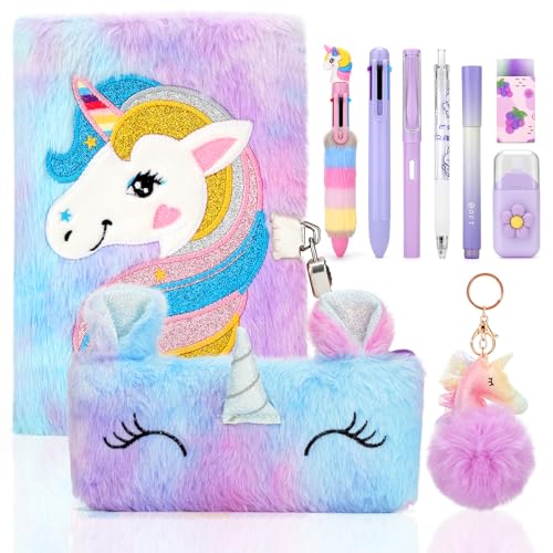 Kit de bricolage en bois - Licorne - Kit de bricolage pour anniversaire d' enfant - Avec 30 crayons