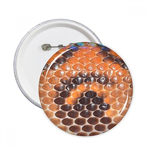 Badge bouton rond abstrait en cuir bricolage pour décoration vêtement XXL 5 pièces
