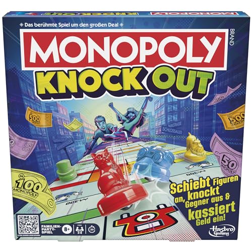 Monopoly Knockout Jeu de société Familial Version Allemande