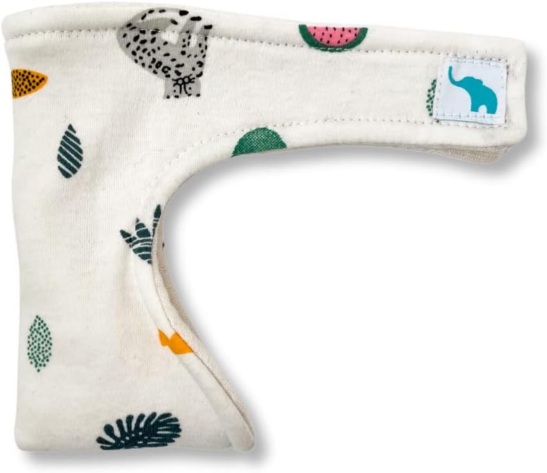 PeebuddiesThe Organic 3-Pack - Absorbent, Easy-to-use Diaper Changing Cover for Baby Boys - Essential Baby Accessory for New Parents (Snow Leopards)
